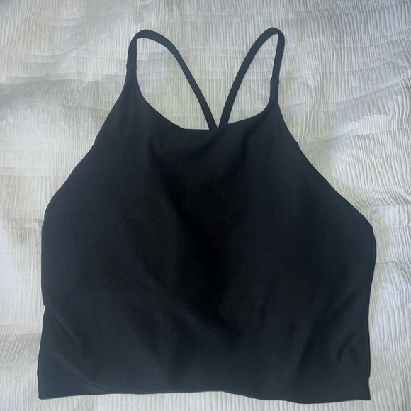 Black yoga sports bra - Picture 2 of 6